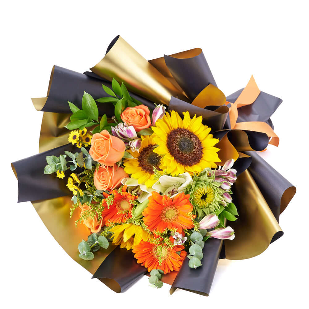 Let Your Life Shine Sunflower Bouquet - Los Angeles Blooms - Los Angeles flower delivery