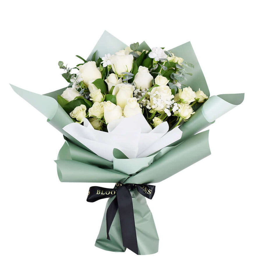 Parisian Whisper Tea Rose Bouquet