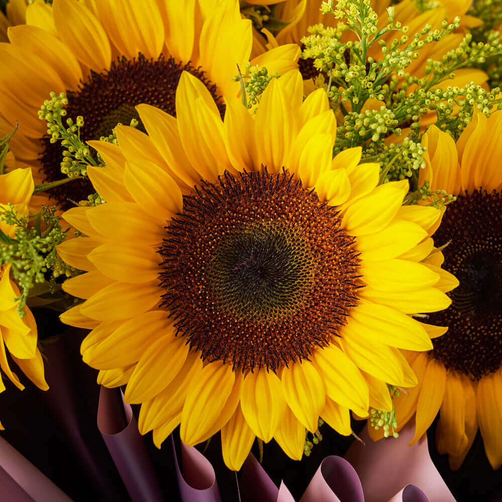 Summer Glory Sunflower Bouquet - Los Angeles Blooms - Los Angeles Flower Delivery