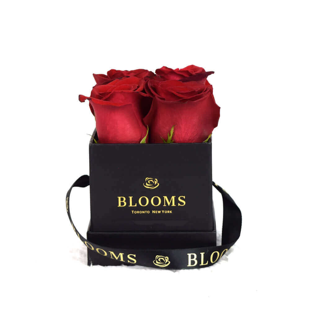 Premium Gourmet Valentine's Day Chocolate and Red Rose Gift – how the gift is presented