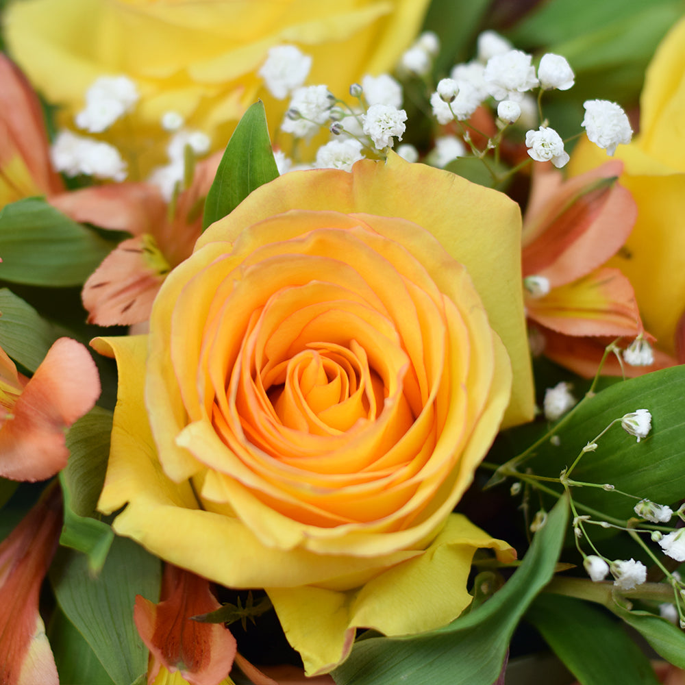 Autumnal Sunset Arrangement. – Los Angeles Blooms - Los Angeles Delivery