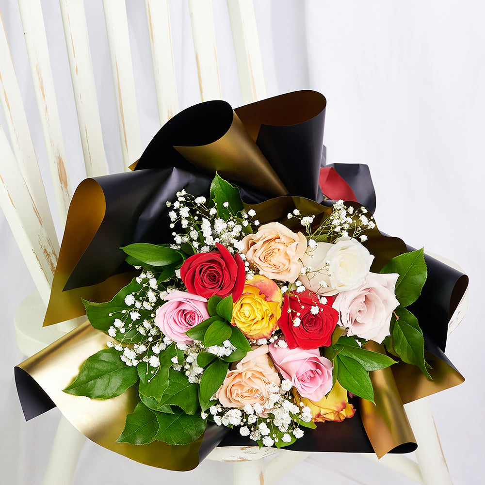Enduring Charm Rose Bouquet – Rose Gifts – Los Angeles delivery