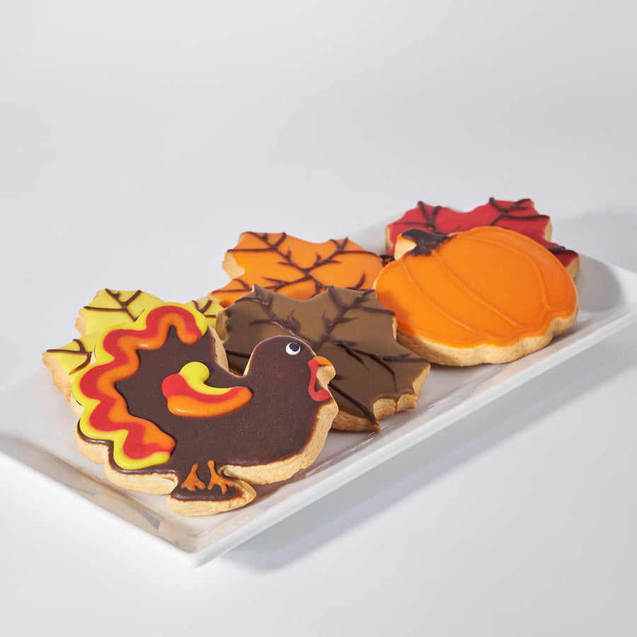 Assorted Fall Cookies, Baked Goods, Fall Cookies, Thanksgiving Cookies, Los Angeles  Delivery