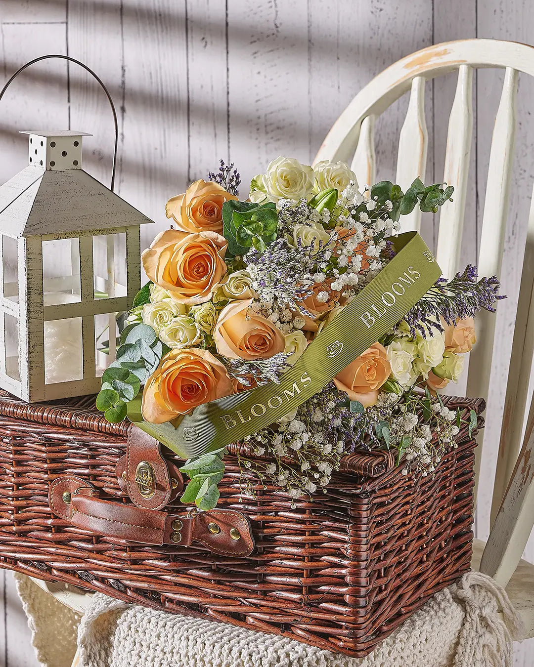 Seasonal flower arrangement prepared for a holiday celebration