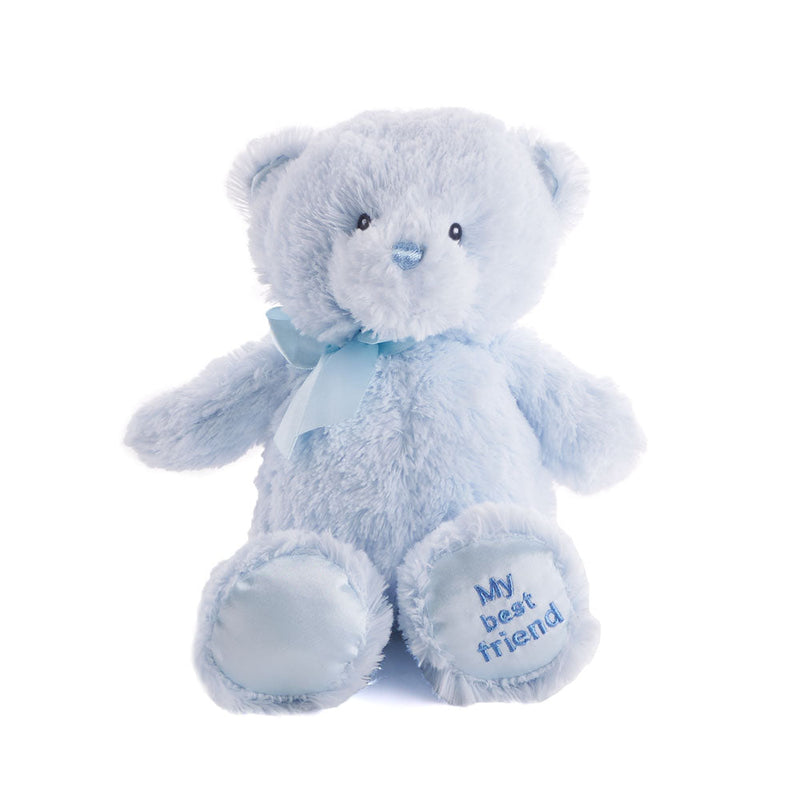 Blue Best Friend Baby Plush Bear, Baby Boy Plushies, Baby Toys, Baby Plushies, Plushy Toys – Los Angeles Blooms - Los Angeles Delivery