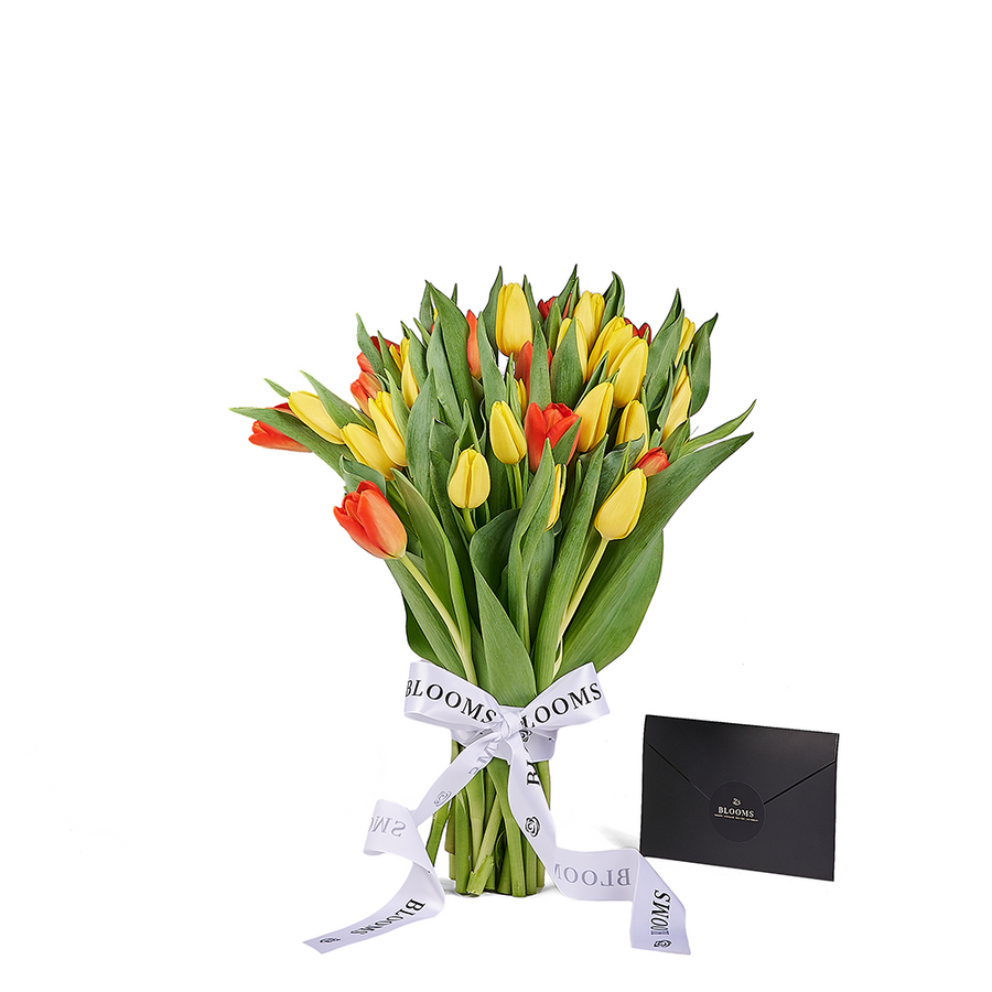 Country Garden Tulip Bouquet, tulip gift, tulips, seasonal flower gift, seasonal flowers, flower gift, flowers, Los Angeles delivery