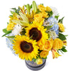 Crowning Glory Sunflower Arrangement, mixed flower assortment, sunflower assortment, sunflower arrangement delivery los angeles