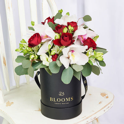 Graceful Orchid & Alstroemeria Box – Orchid Gifts– Los Angeles delivery