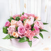 Graceful Pink Mixed Hat Box - Pink Floral Mix Gift Box - Los Angeles Delivery