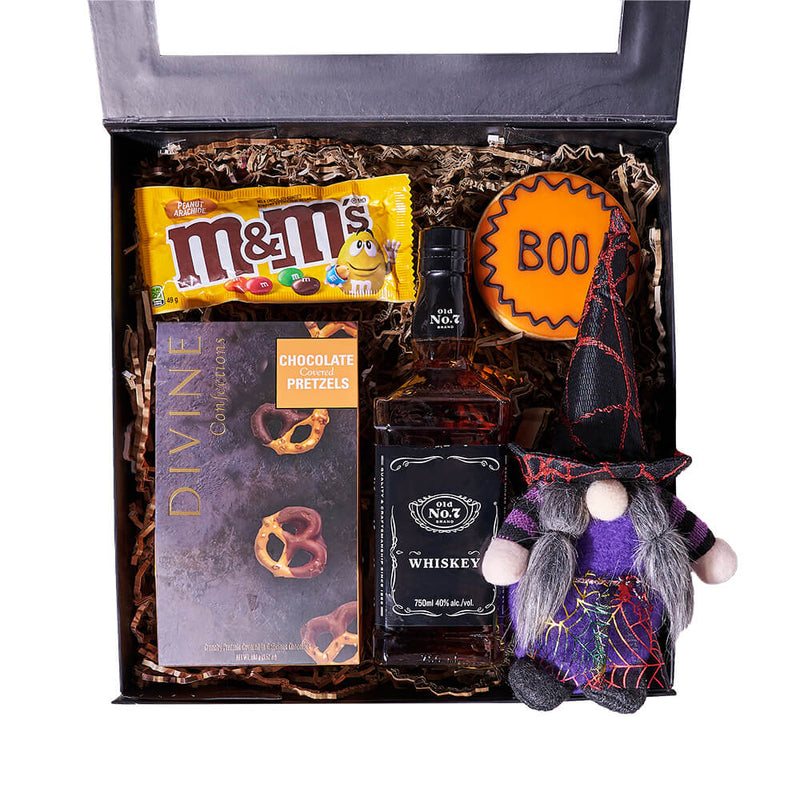 Haunting Spirits & Sweets Gift,Haunting Spirits & Sweets Gift, halloween gift, halloween, gourmet gift, gourmet, liquor gift, liquor
