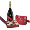 Holiday Champagne & Chocolate Gift, Christmas Gift Baskets, Champagne Gift Baskets, Gourmet Gift Baskets, Chocolate Gift Baskets, Chocolate Truffles, Champagne, Xmas Gifts, Los Angeles Delivery