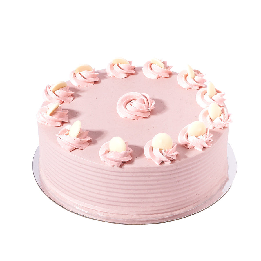 Large Strawberry Vanilla Cake - Baked Goods - Cake Gift - Los Angeles Blooms - Los Angeles Delivery
