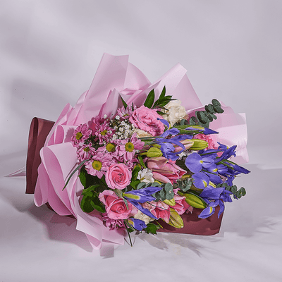 Lavender Whispers Iris Bouquet from Los Angeles Blooms - Flower Gift - Los Angeles Delivery.
