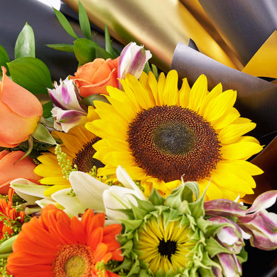 Let Your Life Shine Sunflower Bouquet - Los Angeles Blooms - Los Angeles flower delivery