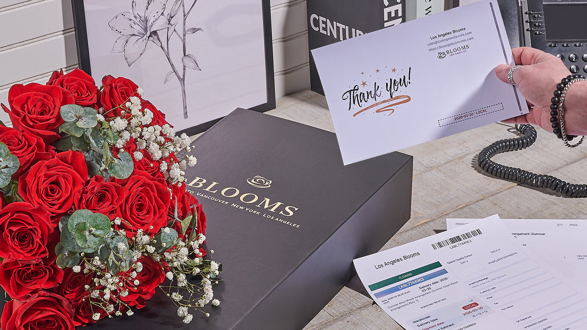 Customer support for a Los Angeles flower delivery order