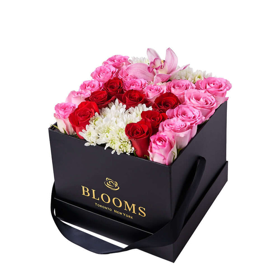 M is for Mom Floral Arrangement, gift baskets, floral gifts, mother’s day gifts. Los Angeles Delivery