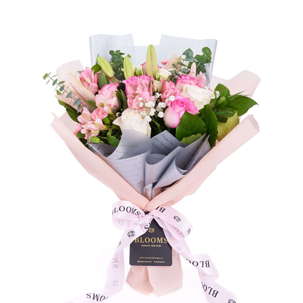 Mother's Day Pastel Flower Gift – how the gift is presented