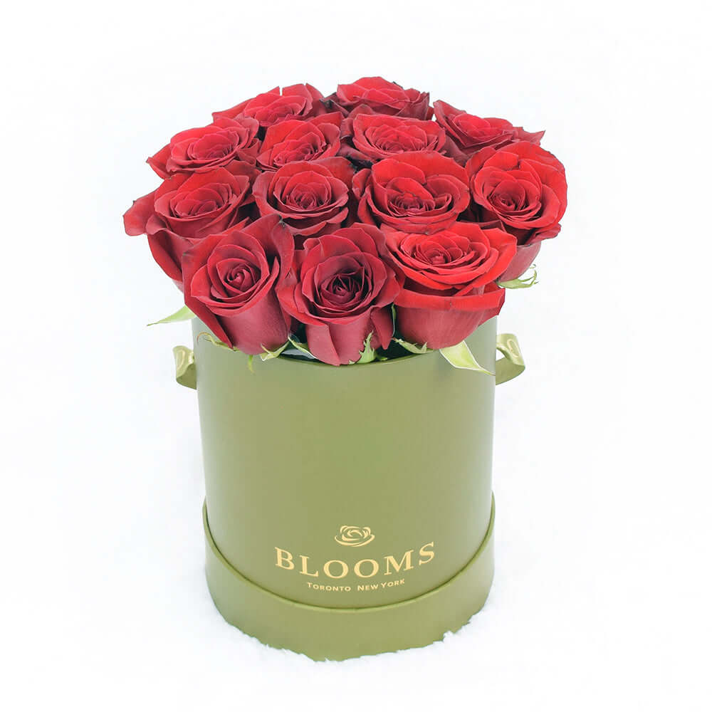 Rose Hat Box Gift – how the gift is presented