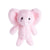 Small Pink Plush Elephant