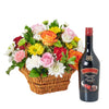 Spirits & Bountiful Mixed Rose Gift Set – Liquor Gifts – Los Angeles Blooms