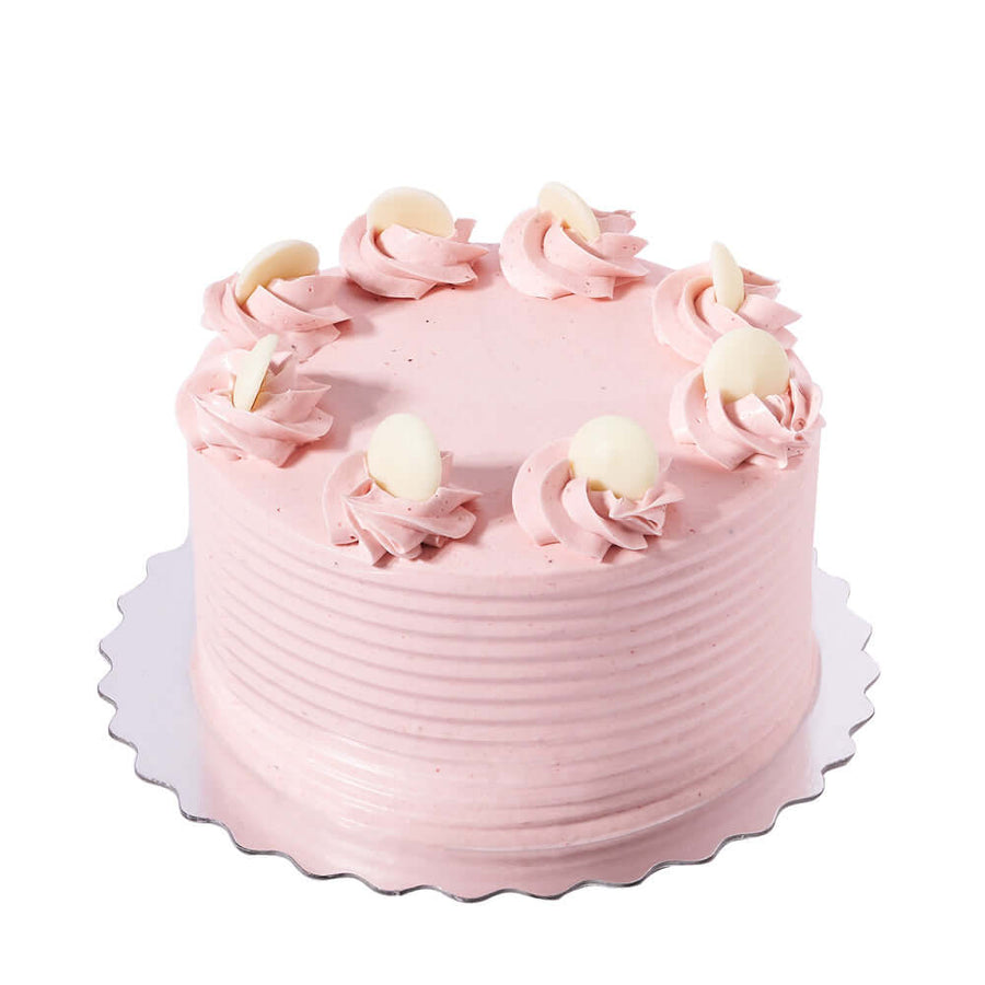 Strawberry Vanilla Cake - Cake Gift - Los Angeles Blooms