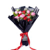 Valentine's Day 12 Stem Red & Pink Rose Bouquet. Los Angeles Blooms - Los Angeles Delivery.