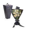 Valentine's Day 12 Stem White Rose Bouquet. Los Angeles Blooms - Los Angeles Delivery.