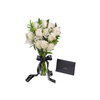 Valentine's Day 12 Stem White Rose Bouquet. Los Angeles Blooms - Los Angeles Delivery.