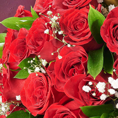 Valentine's Day 24 Red Roses Bouquet, roses, Valentine's day gifts, Los Angeles Blooms