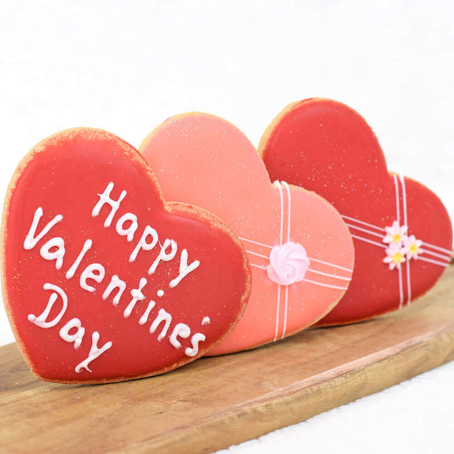 Valentine's Day Assorted Heart Cookies, Los Angeles Blooms- Los Angeles Delivery