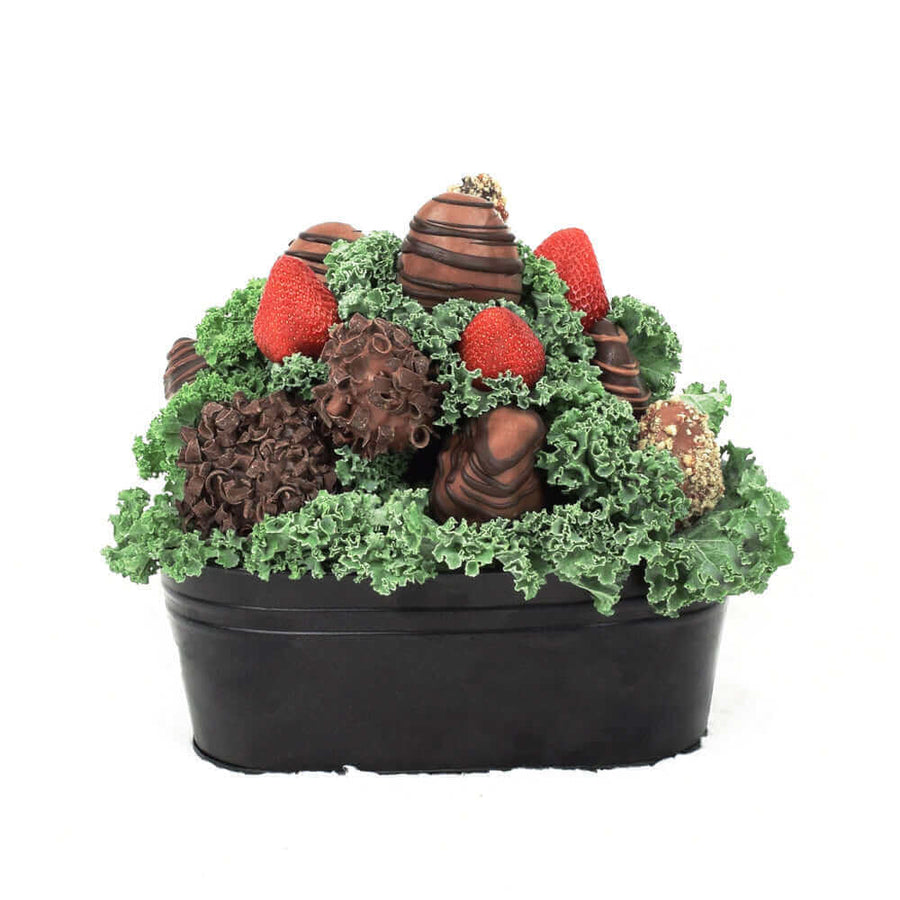 Valentine's Day Chocolate Dipped Strawberries Tin, Los Angeles Blooms-Los Angeles Delivery