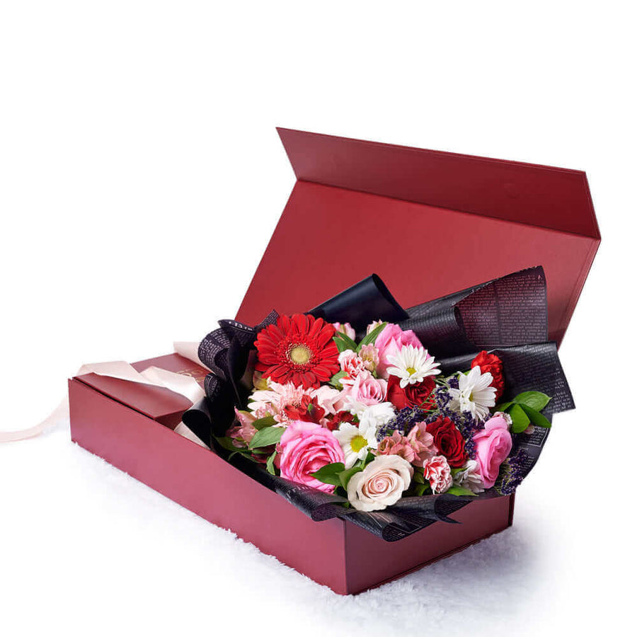 Valentine's Day Seasonal Bouquet & Box, Valentine's Day gifts. Los Angeles Blooms-Los Angeles Delivery