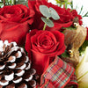 Very Merry Christmas Arrangement. Mixed flower arrangement, mixed floral arrangement, floral gift - Los Angeles Delivery.