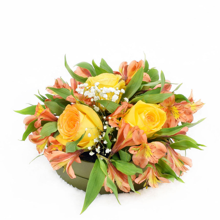 Autumnal Sunset Arrangement. – Los Angeles Blooms - Los Angeles Delivery