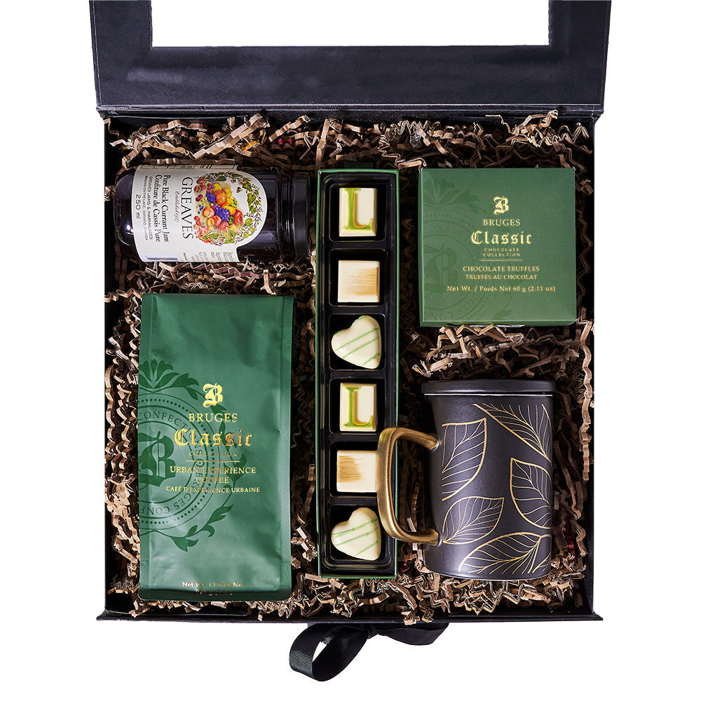 Coffee &amp; Truffle Gift Box, coffee gift, coffee, gourmet gift, gourmet, chocolate gift, chocolate