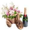 Dreaming of Tuscany Champagne & Flower Gift - Wine Gifts - Los Angeles Delivery