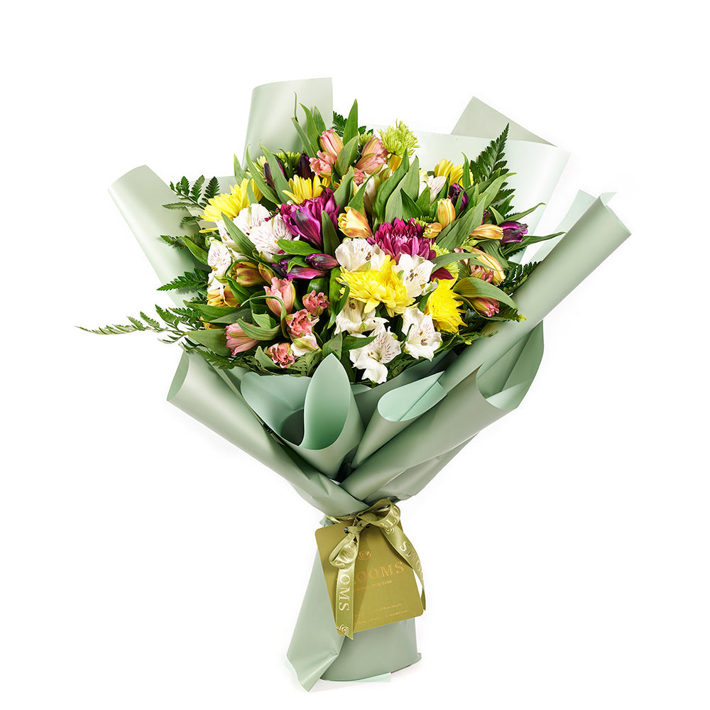 Eternal Sunshine Mixed Peruvian Lily Bouquet from Los Angeles Blooms - Mixed Flower Gift - Los Angeles Delivery.