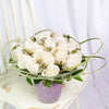 Exceptional White Rose Arrangement – Rose Gifts – Los Angeles  delivery
