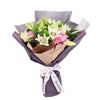 Kiss of Pink Rose & Lilies Bouquet - Flower Bouquet Gift - Same Day Los Angeles  Delivery