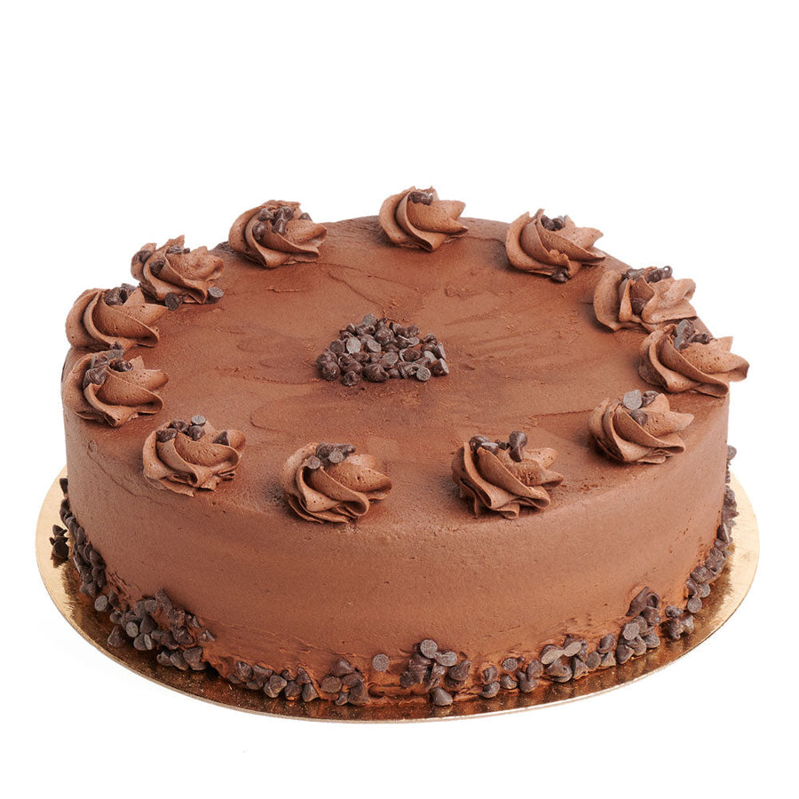 Large Vegan Chocolate Layer Cake - Baked Goods - Cake Gift - Los Angeles Blooms - Los Angeles Delivery