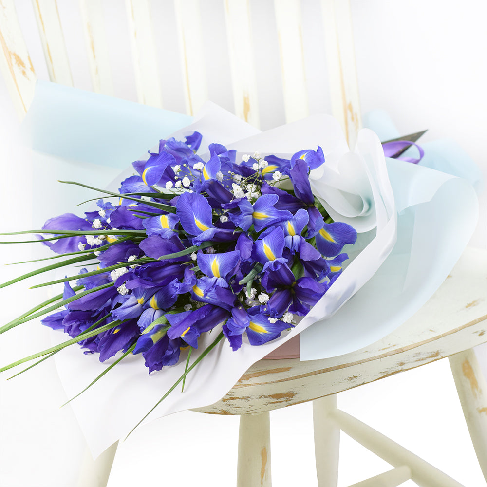 Lavish Lavender Iris Bouquet - Los Angeles - Los Angeles Gift Delivery