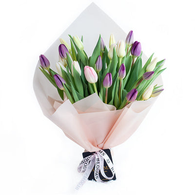 Los Angeles Blooms Flower Delivery - Los Angeles Delivery Flower Gifts - Lilac Dreams Tulip Bouquet