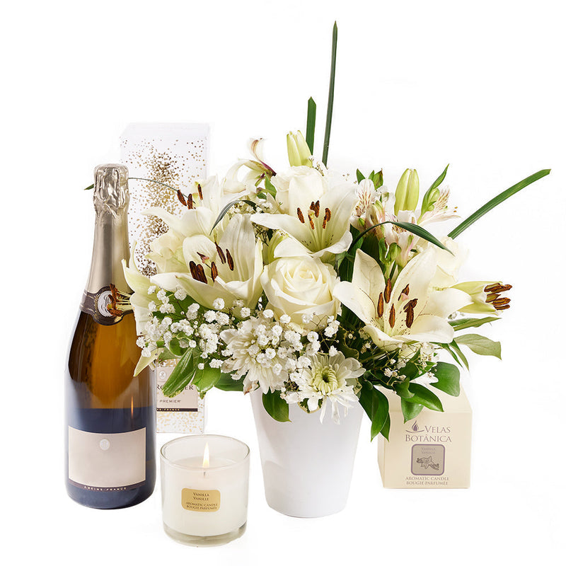 Love's Eternal Mixed Bouquet Gift Set - Flower Gift Set - Los Angeles Delivery