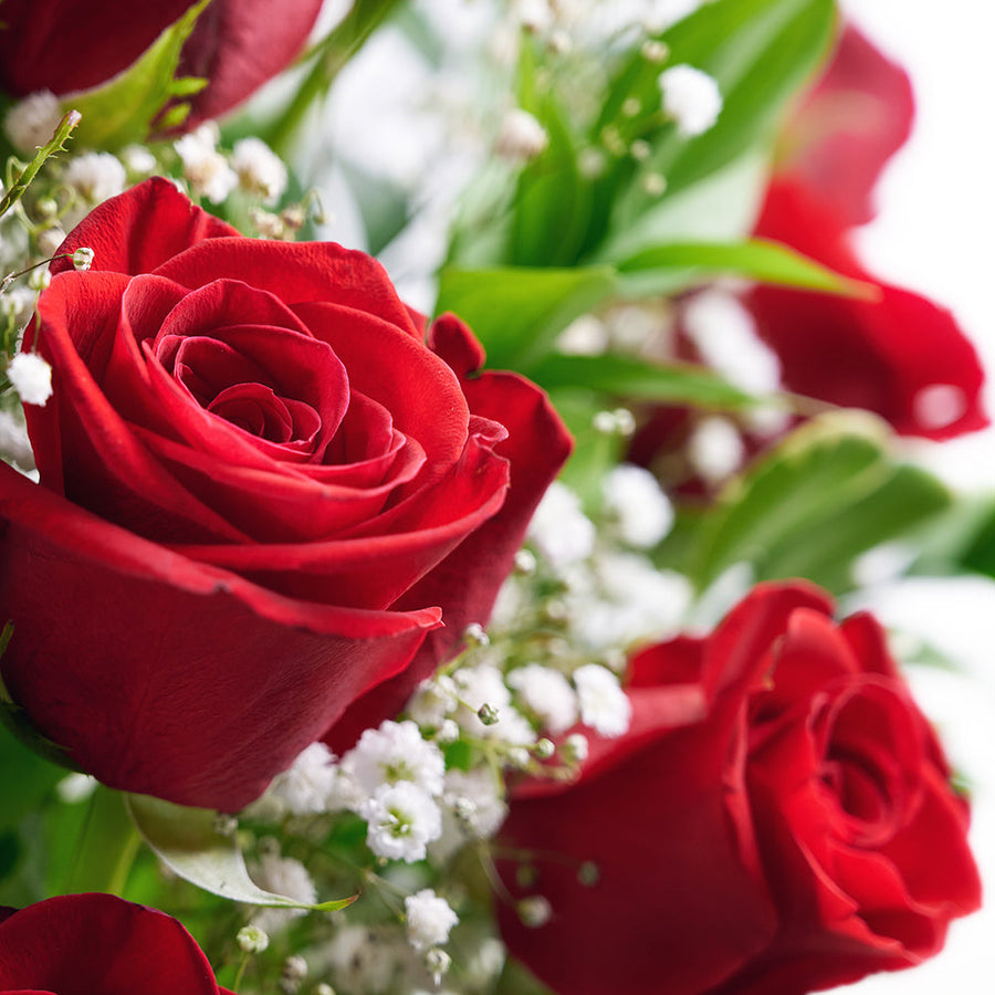 Loving You Red Rose Basket. Los Angeles Blooms - Los Angeles Delivery