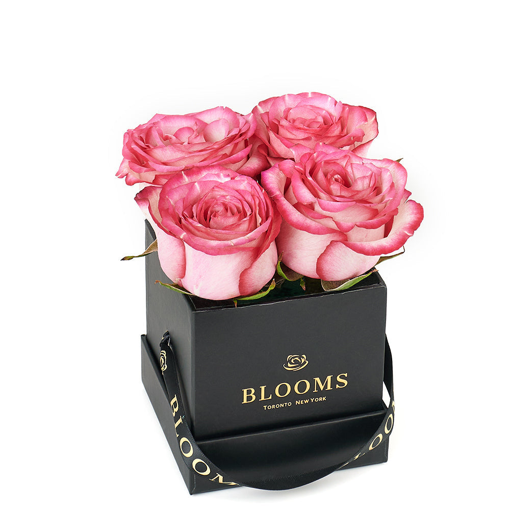 Mother’s Day Demure Pink Rose Gift - Roses Hat Box - Los Angeles Blooms