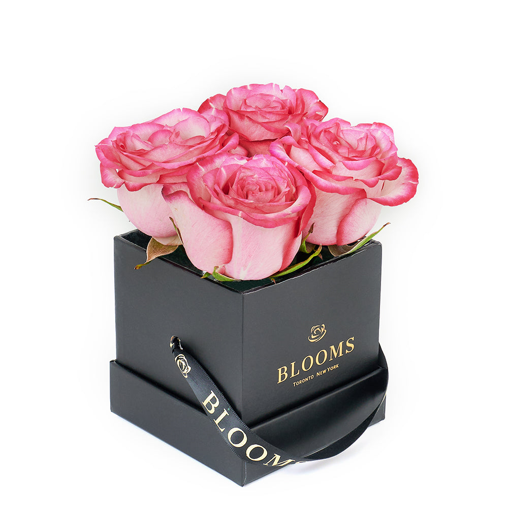 Mother’s Day Demure Pink Rose Gift - Roses Hat Box - Los Angeles Blooms