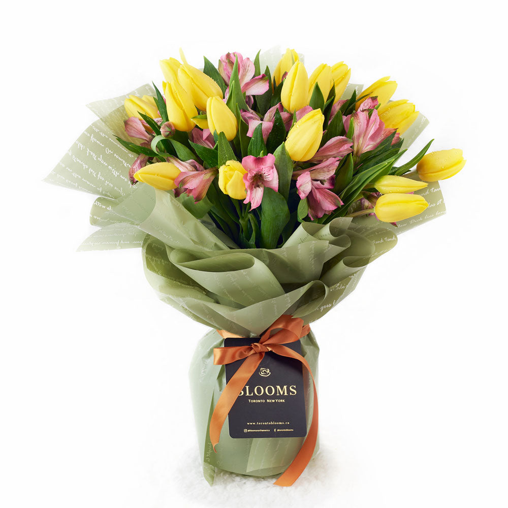 Spring Radiance Mixed Bouquet. Los Angeles Blooms - Los Angeles Delivery