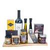 The Tuscany Wine Gift Basket - Wine, Cheese, Crackers Salmon, Gourmet Gift Set - Los Angeles Blooms