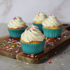 Vanilla Cupcakes With Sprinkles. Los Angeles Blooms