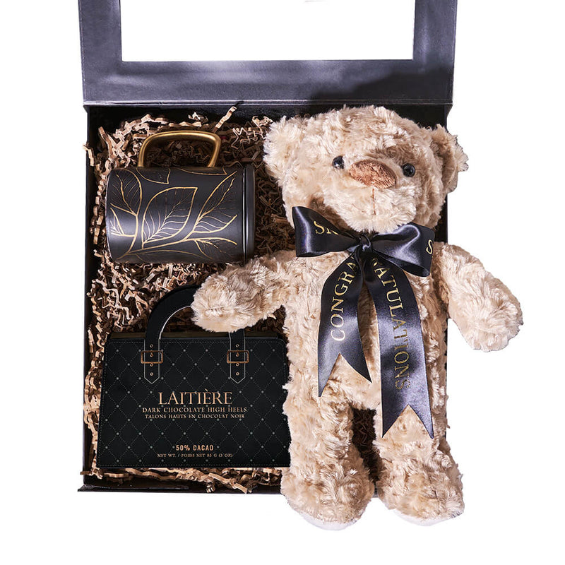 You're a Graduate! Chocolate & Teddy Gift, chocolate gift, chocolate, gourmet gift, gourmet, chocolate gift, chocolate, graduation gift, graduation – Los Angeles Blooms - Los Angeles Delivery